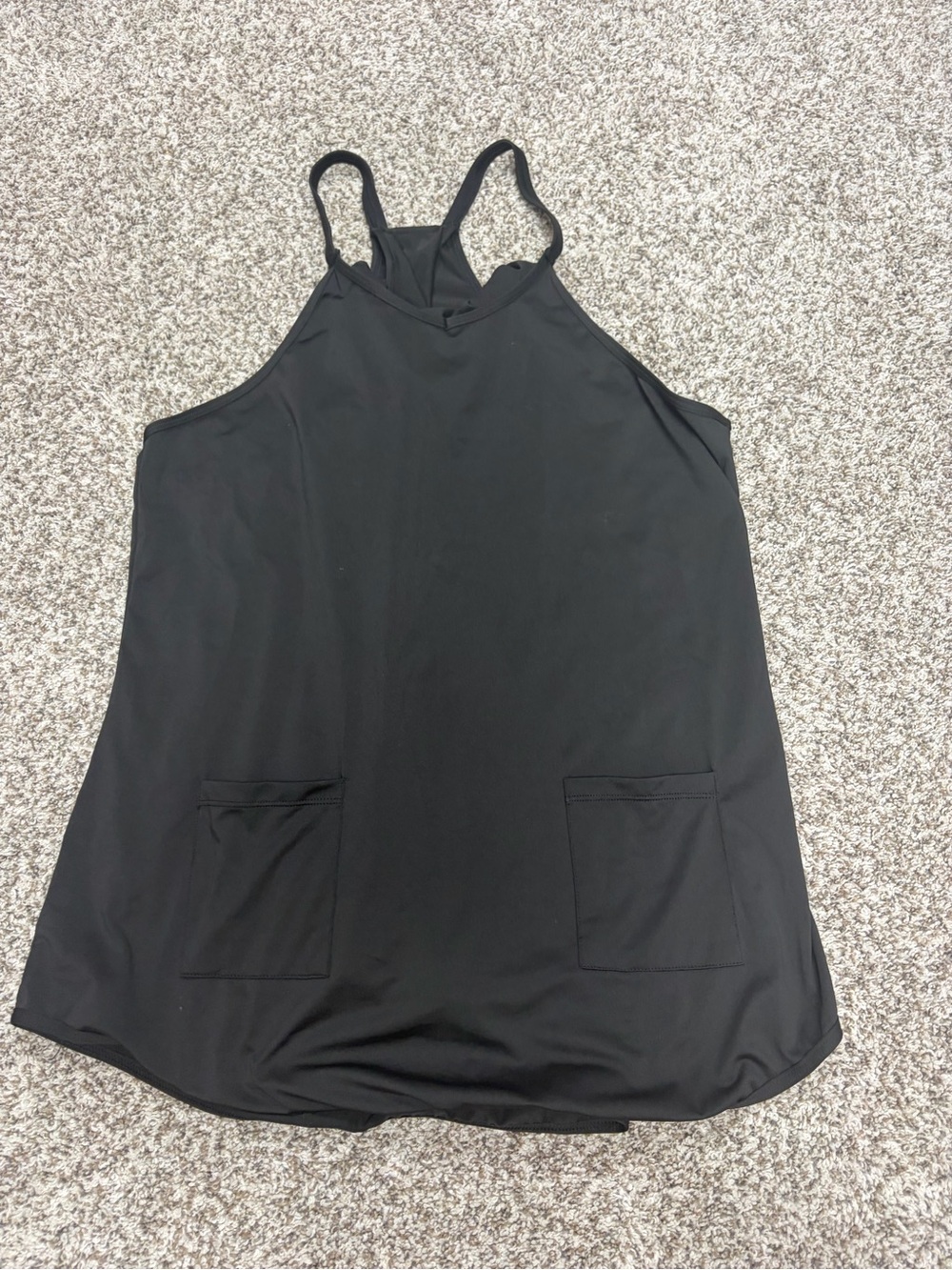Black dress with jumper under